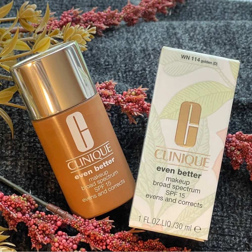 CLINIQUE Even Better Makeup Broad Spectrum SPF 15 Foundation In WN 114 G…